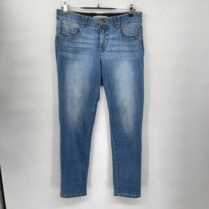 Democracy Jeans Women Size 8 Blue‎ Ab Control Medium Wash Skinny